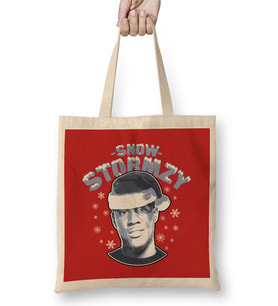 Snow Stormzy Christmas Bez Çanta Uzun Saplı
