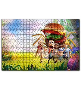 Cakapuzzle Köfte Yağmuru 2 Animasyon Filmi Görseli  Puzzle Yapboz MDF (Ahşap) (120 Parça)