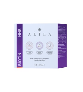 Alila Biotin, Selenyum ve Çinko İçeren Takviye Edici 60 Tablet