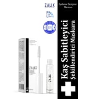 ZALİX Suya Dayanıklı Kaş Sabitleyici & Şekillendirici Şeffaf Maskara 5 Ml