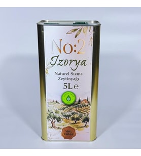 İzorya No:2 Naturel Sızma Mut Zeytinyağı 0,2 Asit 5 L.
