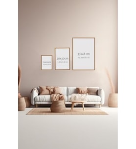 BoutiqueSell 3 Parça Çerçeve Görünümlü Mdf Tablo Seti - ARTSYCLLCT18-2030 1186521