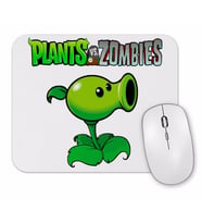 Peashooter Plants ve  Zombies Mouse Pad