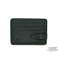 Hakiki Deri Kartlık  İsme Özel Kartlık  11x8  TM 100-2 Hediyelik Kartlık (Siyah-Gri)