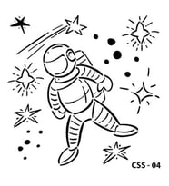 MİART CSS-04 STENCİL ŞABLON 15x15 - ASTRONOT