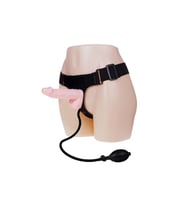 16,5 cm Belden Bağlamalı Şişirilebilir Strapon Penis