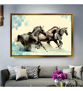 Altın Çerçeveli dekoratif tablo a1900 (Gold)