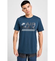 Nike Air Max Cotton Men's T-Shirt Erkek Pamuklu Tişört Petrol Mavisi