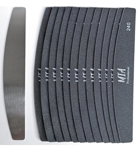 Kıvrımlı Çelik Taban + 6 lı yedek ( Grit 240 )