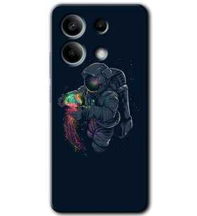 Xiaomi Redmi Note 13 5G Kılıf HD Desen Baskılı Kılıf - Astronot Kıyafeti