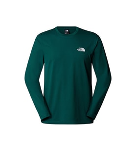 The North Face M L/S Simple Dome Tee Erkek Günlük Uzun Kollu Tişört NF0A87QN6GI1 Yeşil