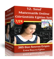 12. Sınıf Matematik Online Görüntülü Eğitim Seti