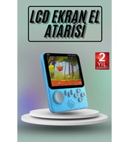 666 Oyunlu Retro El Konsolu Atari 3.5 İnç Taşınabilir Oyun Konsolu
