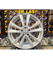 4 Adet MERCEDES ORIJINAL 7.5*18 5*112 ET52 66.6 SILVER JANT REVİZE EDİLMİŞ (Takım)