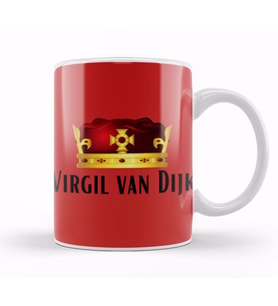 Virgil van Dijk Kupa Bardak Porselen
