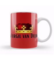 Virgil van Dijk Kupa Bardak Porselen