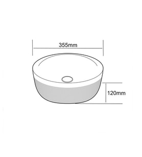 E-4000A Tezgah Üstü Porselen Lavabo