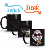 Day of the Dead Mummy Sihirli Kupa Bardak Porselen