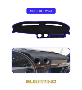 MERCEDES W123TORPİDO KORUMA HALISI MAVİ KENAR