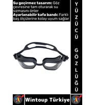 #Gözlük Yetişkin Çocuk Su Sızdırmaz Buğu Önleyici Lens Şık Ayarlanabilir Deniz Havuz Yüzücü Gözlüğü