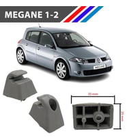 Megane 1-2 Güneşlik Ayağı Gri Renk 2 Adetli Set 1997 - 2008 M1797-5