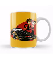 Knight Rider Cute Kupa Bardak Porselen