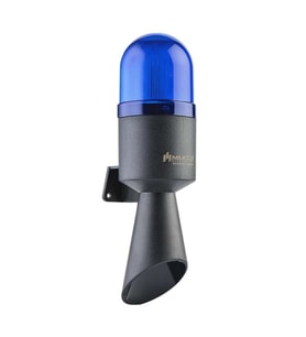 MUCCO SNT-B712-4 Mavi 4 Ayrı Işık Modlu 16 Melodili Üniversal Borulu Korna 40-250v Ac/dc