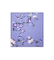 BURSA İPEK Lila Floral Twill İpek Eşarp