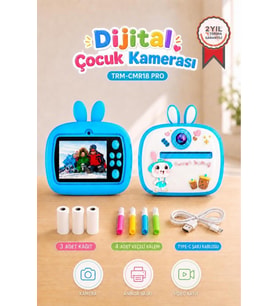 Dijital Fotoğraf Makinesi Çocuk Termal Resim Kağıt Baskılı Yazıcı Kamera Vi