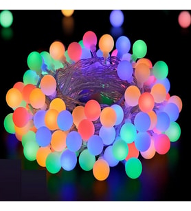 VIP PROFESYONEL 50 METRE RENKLİ TOP LED IŞIK ULTRA PARLAK LED IŞIK YILBAŞI AĞACI IŞIĞI DIŞ MEKAN