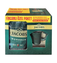 Jacobs Monarch Gold 200 gr İkonik Jacobs Fincanlı Set