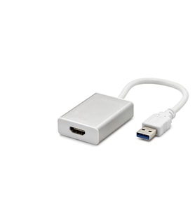 Usb 3.0 To Hdmi Dişi Görüntü Dönüştürücü 1080P 50/60 Hz - Beyaz HDX1287