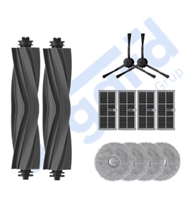 DREAME X30PRO-L10S PRO ULTRA-X30 ULTRA UYUMLU 2 Ana Fırça 2 Yan Fırça 4 Filtre 4 Mop