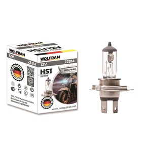 Wolfran HS1 Motosiklet Ampulu 12V 35/35W Germany