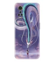 General Mobile GM 21 Pro GM 22 Pro Plus Kılıf Desemli Silikon Kız ve Ejderha 1742