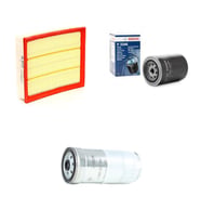 Bosch Filtre Bakım Seti Audi A4 1.9 TDI Dizel 1996-1999 Hava + Yağ f. + Yakıt Filtre Bosch