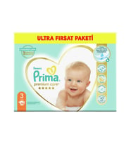 Prima Bebek Bezi Premium Care 3 Beden Midi Fırsat Paket 96 Adet - Standart
