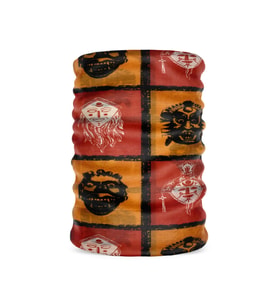 BHANDANA African Mask Boru Bandana
