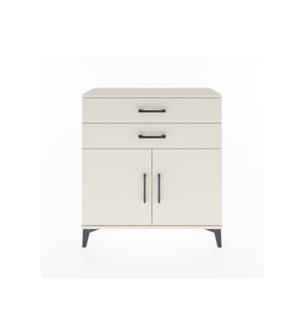 Arges Şifonyer Tek Raflı 2 Çekmeceli 2 Kapaklı 88x30x96 Aytaşı-Aytaşı