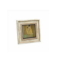 Öpücük (Gustav Klimt, 1907) Baskılı Taş Tablo 20x20