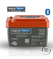 WEKSTROM GERMANY Lityum Demir Fosfat Akü 12,8 V 315 Ah LiFePO4