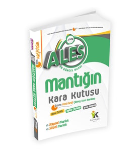 ALES Sayısal ve Sözel Mantığın Kara Kutusu Konu Özetli Tamamı Dijital Çözümlü So