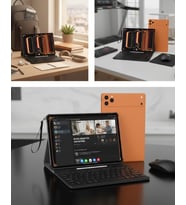 Tablet PC Klavyeli Set Geniş Ekran Yüksek Depolama ve Android Sistem