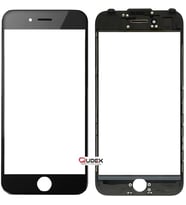 iPhone 6 Plus Dokunmatik Çıtalı Okalı Ön Cam Lens Orjinal Kalite (Siyah)