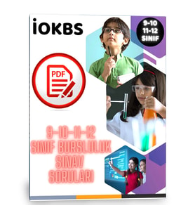 Bursluluk Sınav Soruları PDF Kitabı (9-10-11. Sınıflar İçin)