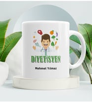 Diyetisyene Hediye Kupa Bardak 003