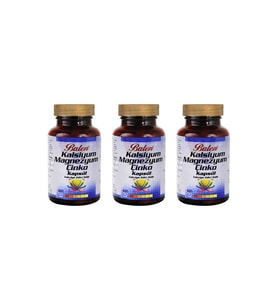 Balen Kalsiyum Magnezyum Çinko 709 Mg 90 Kapsül x 3 Adet