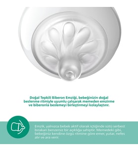 Doğal Tepkili Natural Response Cam Biberon 120 ml 0+ Ay