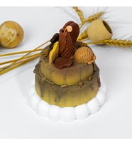 Choco Dekoratif Mum, Çikolata ve Vanilya Kokulu Mum Pasta