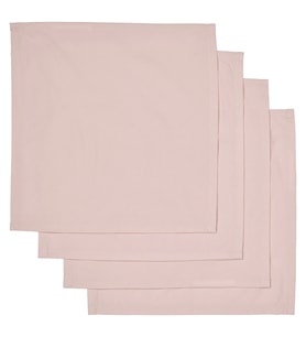 IKEA NÄBBFISK açık pembe-beyaz 30x30 cm kumaş peçete 4 adet